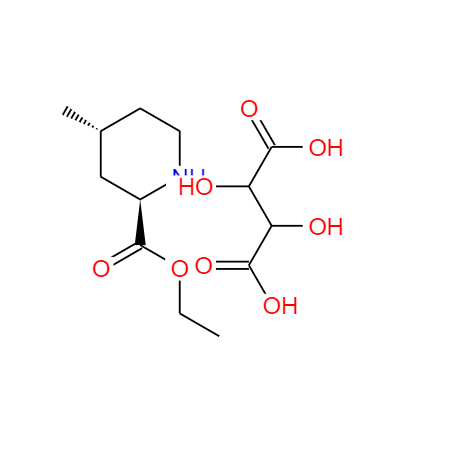 CAS：131278-84-7，(2R,4R)-4-甲基-2-哌啶甲酸乙酯L-酒石酸盐