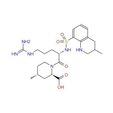  CAS：74863-84-6，中文名称：阿加曲班， 英文名称：Argatroban