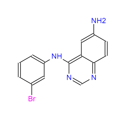 CAS：169205-78-1，中文名称：N4-(3-溴苯基)喹唑啉-4,6-二胺 ，英文名称：N4-(3-Bromophenyl)quinazoline-4,6-diamine 