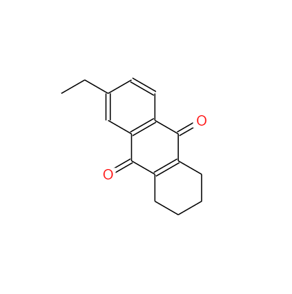 CAS：15547-17-8，中文名称：四氢-2-乙基蒽醌 英文名称：6-ethyl-1,2,3,4-tetrahydroanthraquinone 