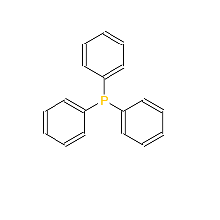 中文名称：三苯基膦 ，英文名称：Triphenylphosphine， CAS：603-35-0