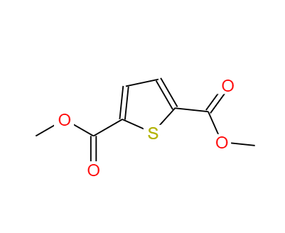 CAS：4282-34-2，中文名称：2,5-噻吩二甲酸甲酯， 英文名称：2,5-Thiophenedicarboxylic acid dimethyl ester 