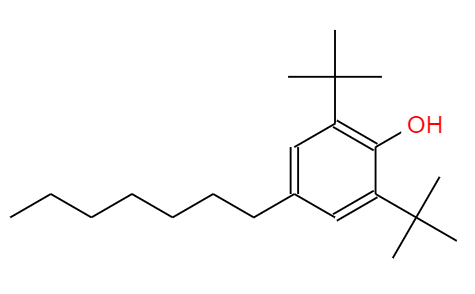  CAS：765956-84-1，中文名称：2,6-二叔丁基-4-庚基苯酚， 英文名称：2,6-di-tert-butyl-4-Heptylphenol