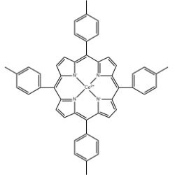 CAS：19414-65-4，中文名称：四对甲苯基卟啉钴， 英文名称：Co(II)(5,10,15,20-tetratolylporphyrin) 