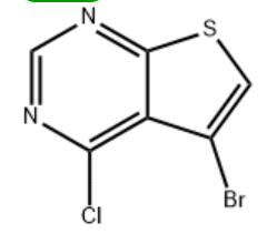 CAS：814918-95-1，中文名称：5-溴-4-氯噻吩[2,3-d]嘧啶 ，英文名称：5-Bromo-4-chlorothieno[2,3-d]pyrimidine 