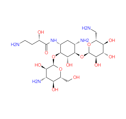 CAS： 37517-28-5， 阿米卡星 