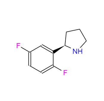 CAS：1218935-59-1，(2R)-2-(2,5-二氟苯基)吡咯烷 