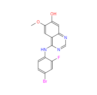 CAS：196603-96-0，4-(4-溴-2-氟苯胺基)-7-羟基-6-甲氧基喹唑啉 