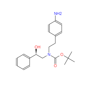 CAS：223673-36-7，N-[2-(4-氨基苯基)乙基]-N-[(2R)-2-羟基-2-苯基乙基]氨基甲酸叔丁酯 