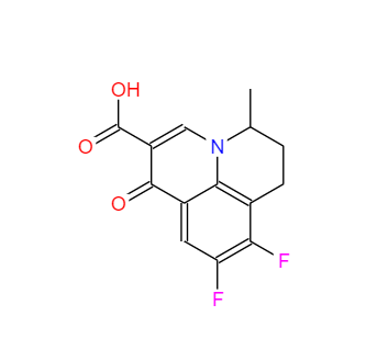 CAS：80076-47-7，8,9-二氟-5-甲基-6,7-二氢-1-氧代-1H,5H-苯并[ij]喹嗪-2-羧酸 