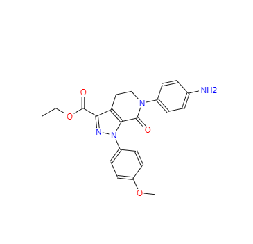 CAS：503615-07-4，1-(4-甲氧基苯基)-7-氧代-6-[4-氨基苯基]-4,5,6,7-四氢-1H-吡唑并[3,4-c]吡啶-3-羧酸乙酯