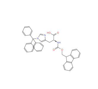 CAS： 109425-51-6， N-(9-芴甲氧羰基)-N'-三苯甲基-L-组氨酸
