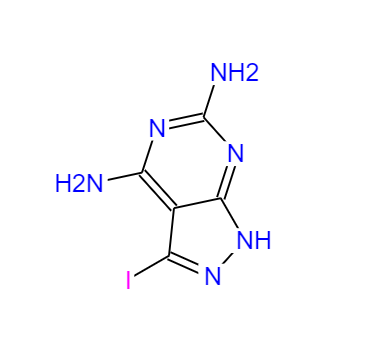 CAS：398117-44-7，1H-Pyrazolo[3,4-d]pyrimidine-4,6-diamine, 3-iodo