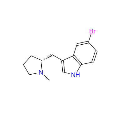 CAS：143322-57-0，(R)-5-溴-3-(1-甲基-2-吡咯烷基甲基)-1H-吲哚
