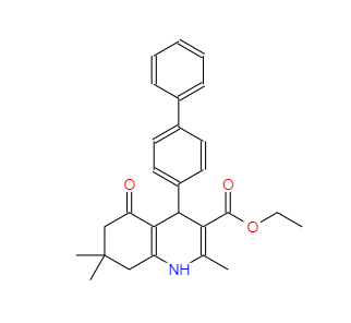 CAS：1099644-42-4，4-([1,1'-联苯]-4-基)-2,7,7-三甲基-5-氧代-1,4,5,6,7,8-六氢喹啉-3-羧酸乙酯