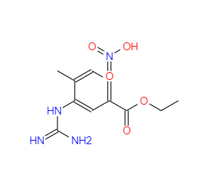 CAS：641569-96-2，3-[(氨基亚胺甲基)氨基]-4-甲基苯甲酸乙酯硝酸盐