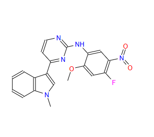 CAS：1421372-94-2，N-(4-氟-2-甲氧基-5-硝基苯基)-4-(1-甲基-1H-吲哚-3-基)-2-嘧啶胺